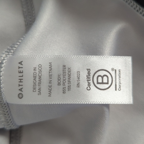 Athleta Shanti Crop Tank Powervita Fabric Tie-Dye Women's Size XS - Picture 5 of 5